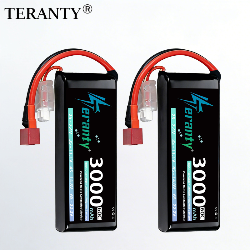 Drone Battery Connector - Bateria Lipo TERANTY 2S 3000mAh 7.4V