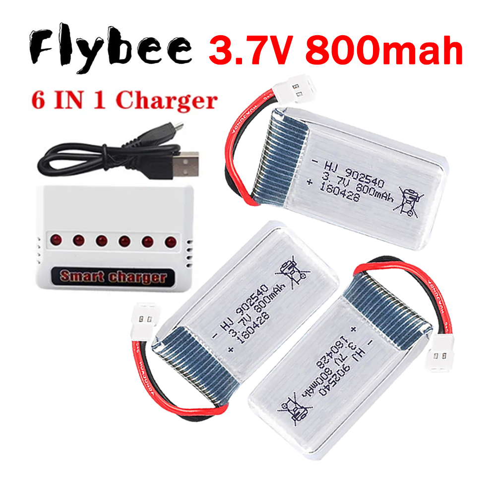 Drone Battery Charger - Bateria Lipo MEW 800mAh 3.7V +