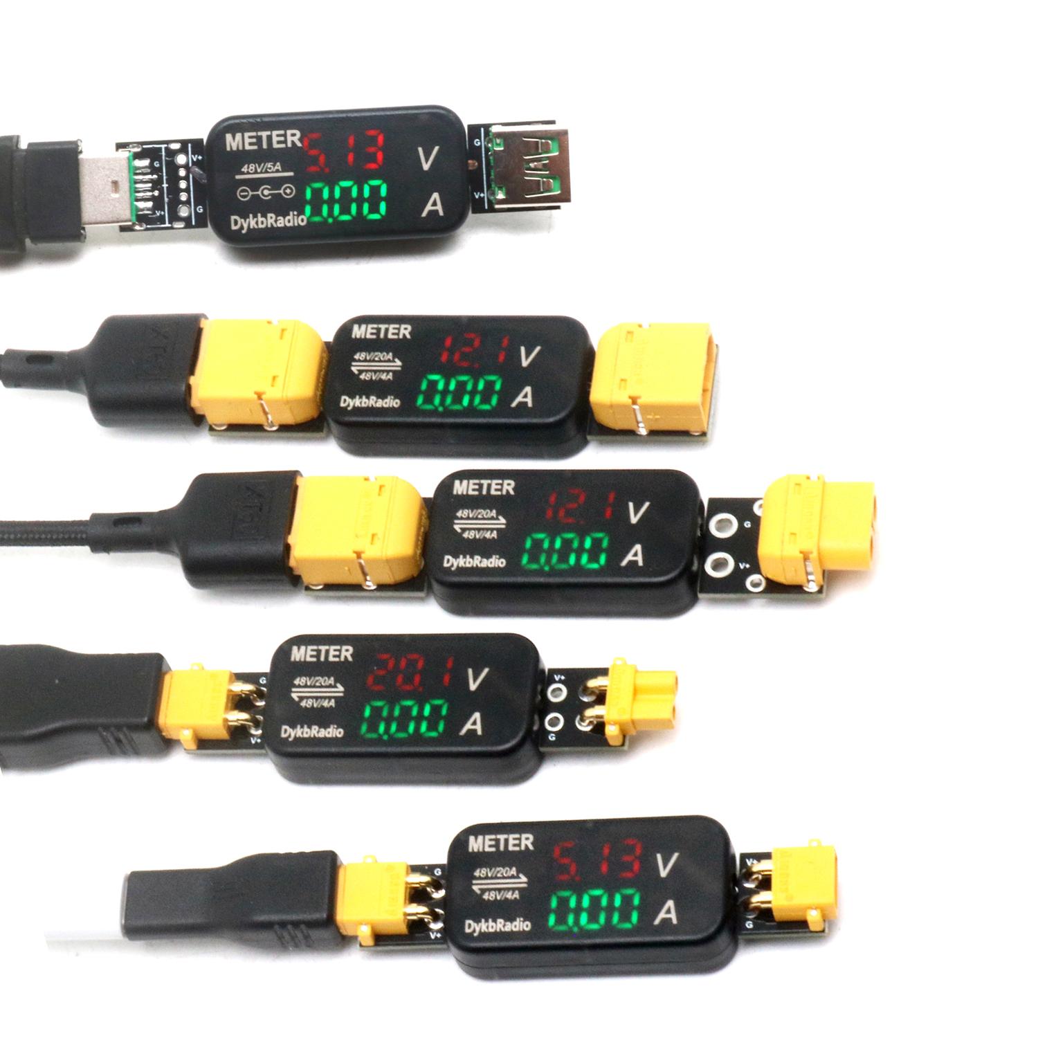Drone Battery Voltage Checker - Usb xt30 xt60 dc 20a medidor