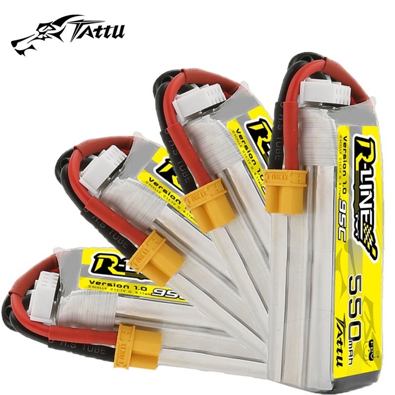 Drone Battery 3S - Bateria Lipo TATTU R-LINE 1.0 550mAh