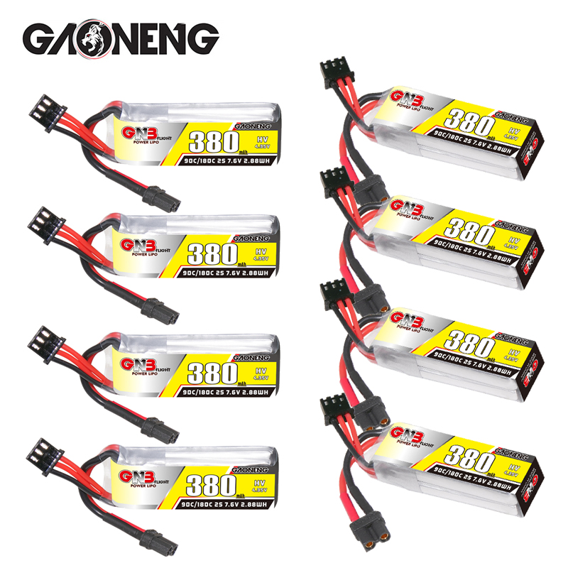 Drone Battery Plate - Bateria Lipo GNB 2S 7.6V 380mAh