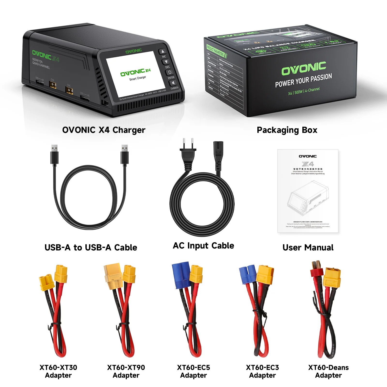 Drone Battery Smart - Carregador de Bateria Inteligente Ovonic X4