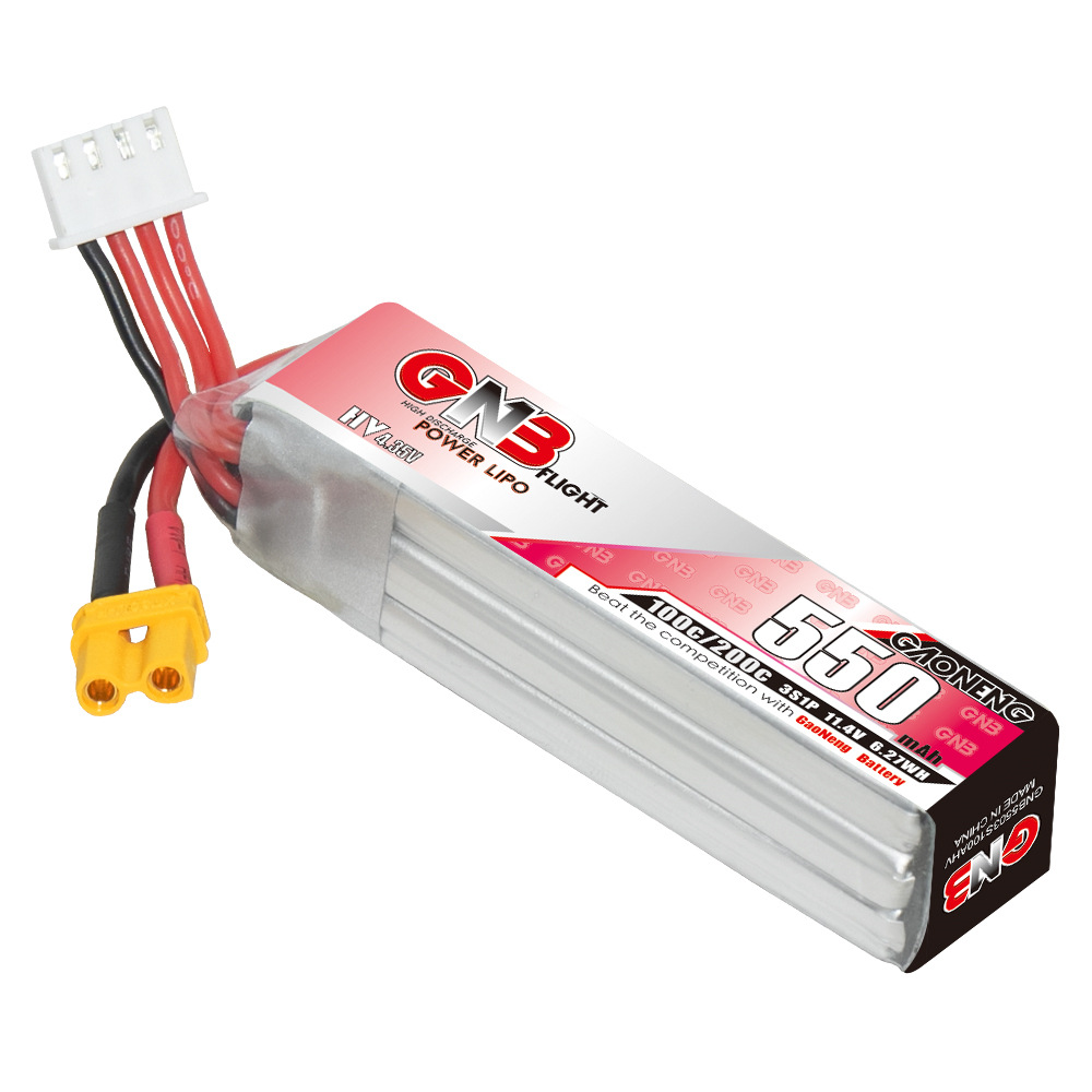Bateria lipo gnb hv 11.4v 550m - Drone Battery Plate avaliação e preço
