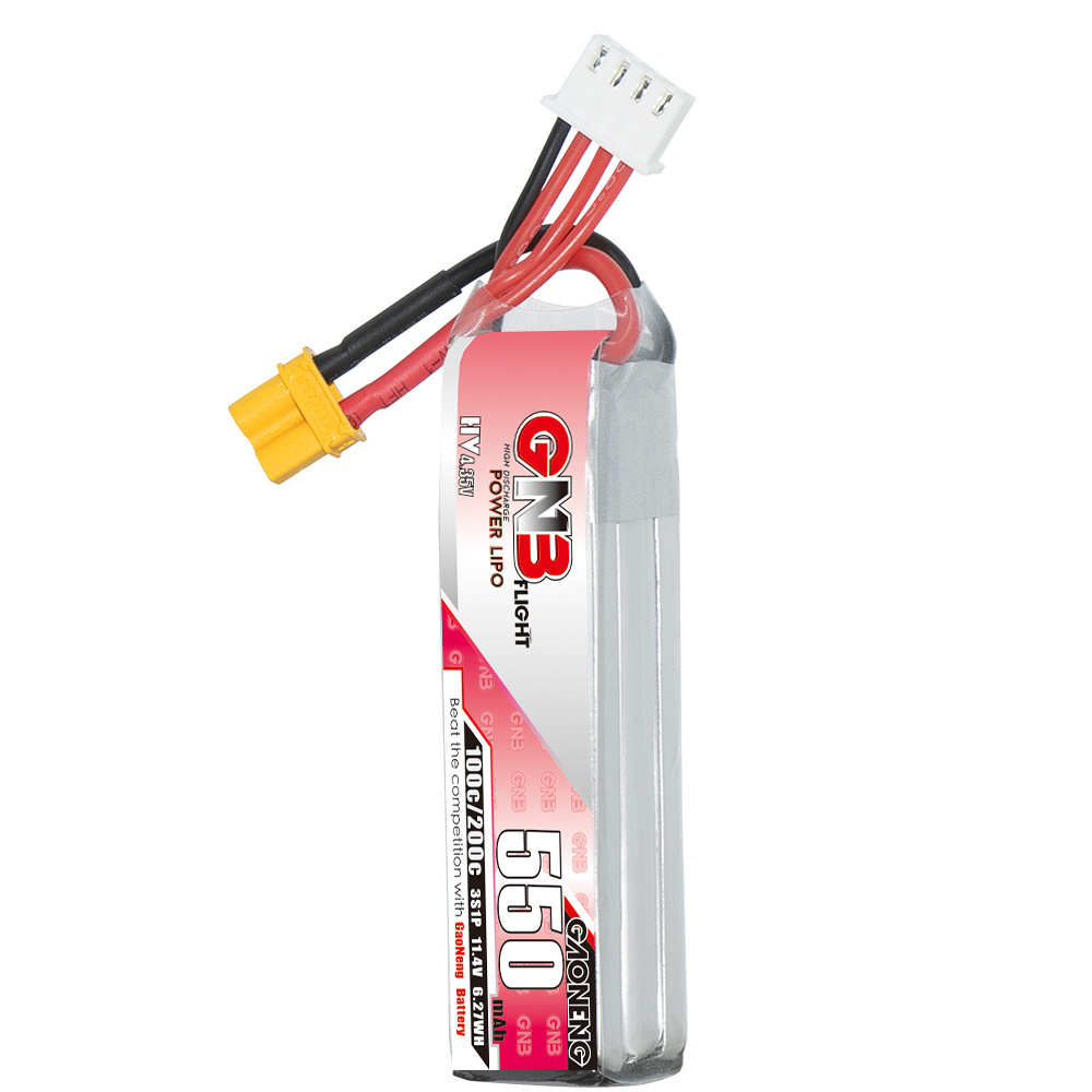 Bateria lipo gnb hv 11.4v 550m - Drone Battery Plate avaliação e preço