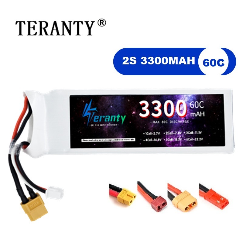 Bateria lipo 2s 7.4v 3300mah 6 - Drone Battery Connector avaliação e preço