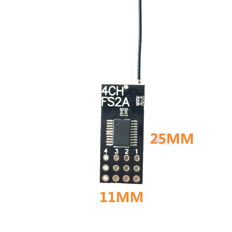 Receptor Mini Flysky FS2A 4CH  - Drone Battery Plate avaliação e preço
