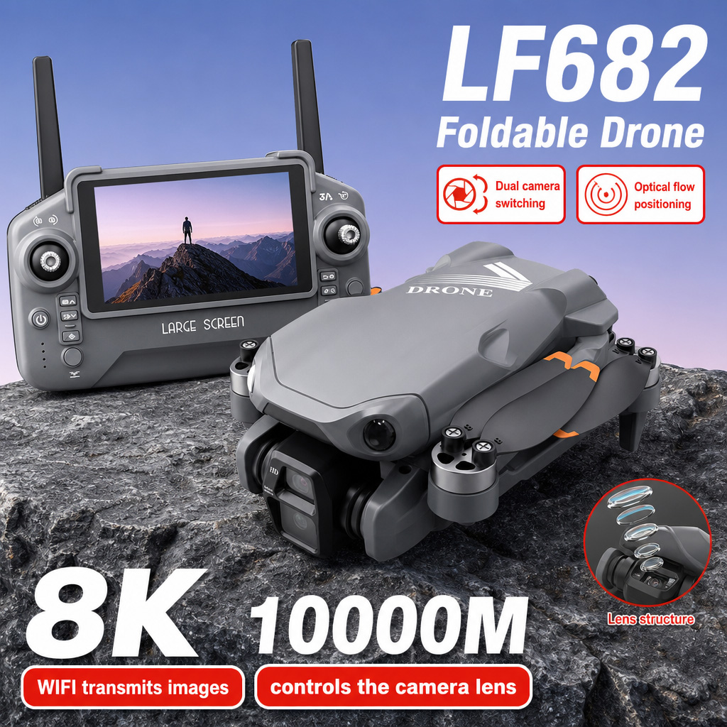 Drone Aéreo LF682 com Câmeras  - Drone Battery Box avaliação e preço