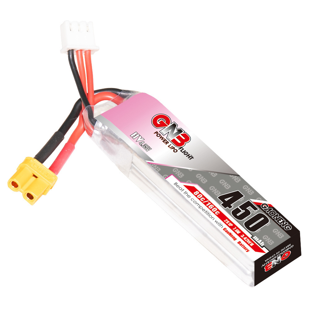 Bateria lipo gnb hv 2s 7.6v 45 - Drone Battery Plate avaliação e preço