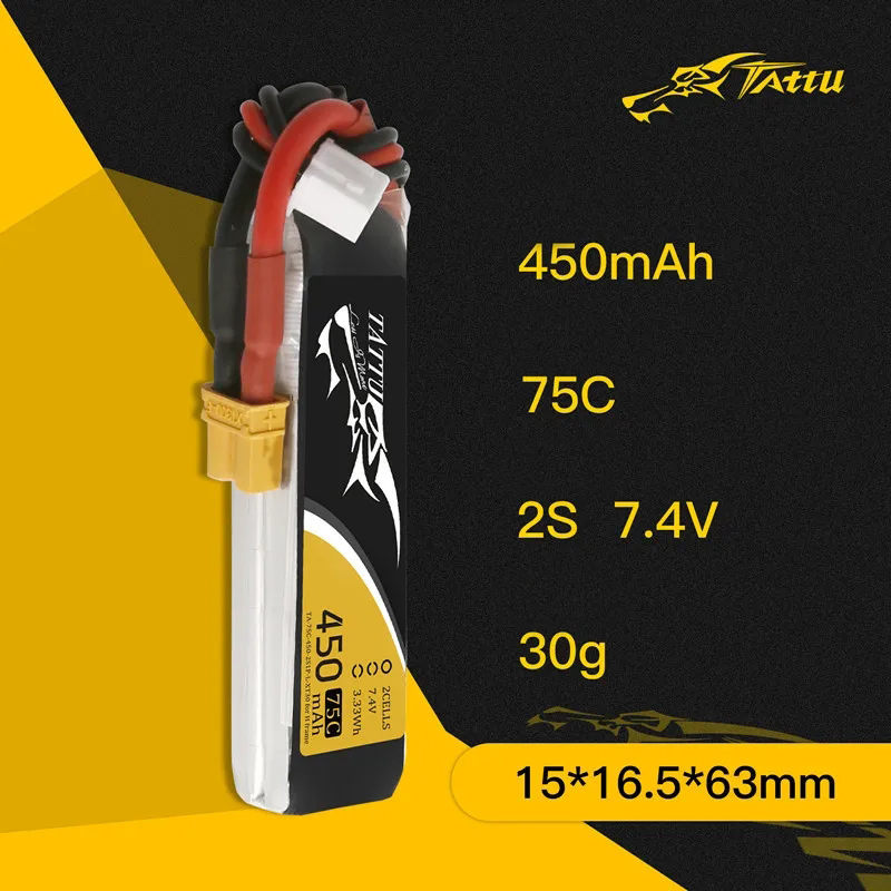 3 pçs nova tattu 450/500/550ma - Drone Battery Plate avaliação e preço