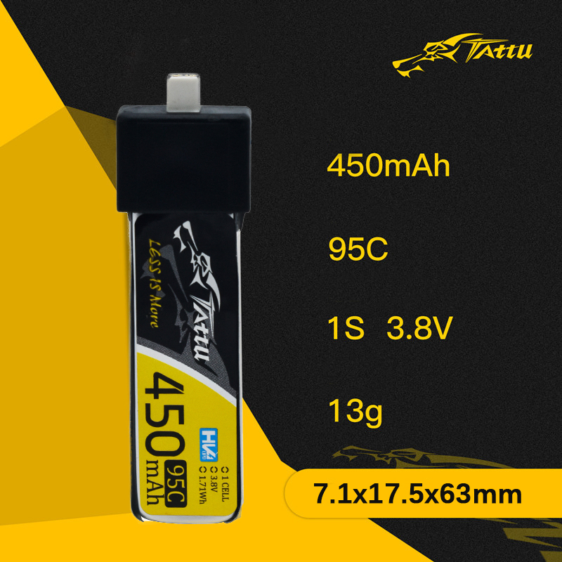 3 pçs nova tattu 450/500/550ma - Drone Battery Plate avaliação e preço