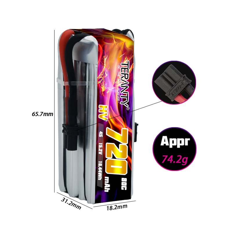 Bateria Lipo HV TERANTY 720mAh - Drone Battery 4S avaliação e preço