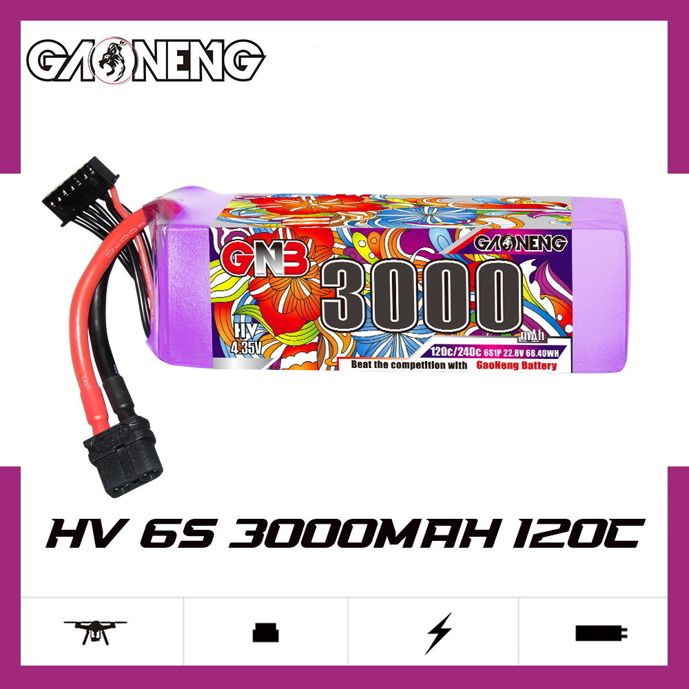 Bateria lipo gnb 6s 22.8v 3000 - Drone Battery 6S avaliação e preço