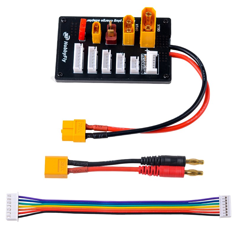 XT90 XT30 JST T Conector XT60  - Drone Battery Parallel Board avaliação e preço