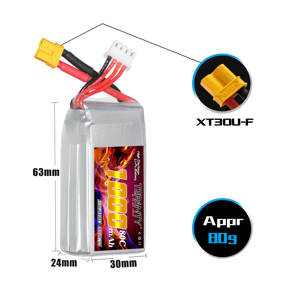 Bateria Lipo TERANTY 3S 11.1V  - Drone Battery 3S avaliação e preço